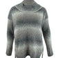 Suéter feminino Ombre Boucle cinza tamanho extra grande da Style &amp; Co