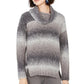 r Style &amp; Co Suéter Feminino Ombre Boucle Preto Tamanho XX-Grande