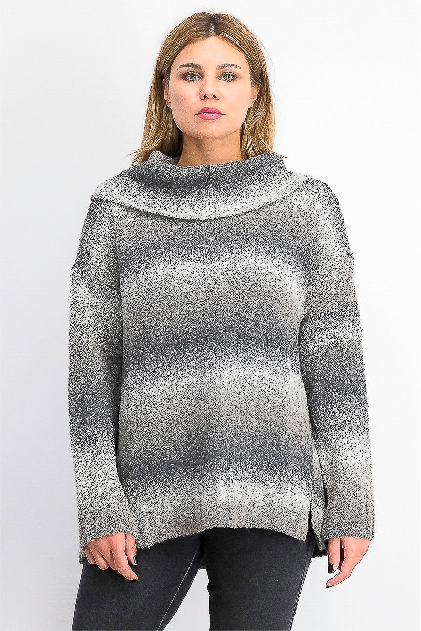 Suéter feminino Ombre Boucle da Style &amp; Co, cinza, tamanho extra pequeno