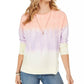 Moletom feminino tie-dye Style &amp; Co, vários tamanhos, pequeno