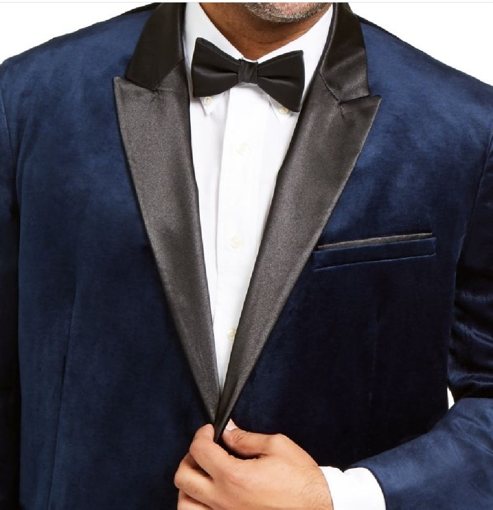 Blazer de veludo slim fit Mason da INC International Concepts masculino, tamanho 2XLT