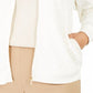 Jaqueta bomber feminina de malha texturizada Charter Club, tamanho extra grande, branca