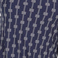 Charter Club Top feminino estampado pequeno com decote aberto, azul, tamanho pequeno