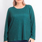 Top de treino feminino plus size cruzado Ideology, verde, tamanho XXX-G