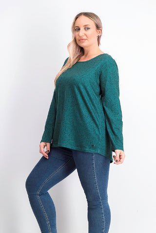 Top de treino feminino plus size cruzado Ideology, verde, tamanho XXX-G