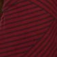 Karen Scott Top Listrado Assimétrico Feminino Vermelho Tamanho Grande