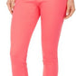 Calça curta feminina Charter Club Chelsea Twill com controle de barriga, laranja, tamanho 8