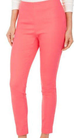 Calça curta feminina Charter Club Chelsea Twill com controle de barriga, laranja, tamanho 8