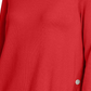Alfani Suéter Feminino Petite Hardware Costurado Tamanho Médio Vermelho Petite