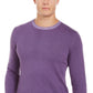 Suéter masculino Tasso Elba com gola redonda, roxo, tamanho pequeno