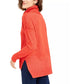 Suéter feminino Bar III gola alta alto-baixo vermelho tamanho médio