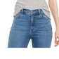Blusa feminina Maison Jules com decote redondo e mangas curtas, cinza, tamanho extra pequeno
