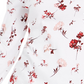 Camiseta feminina Charter Club Pima Cotton com estampa Ditsy, branca, tamanho X-G
