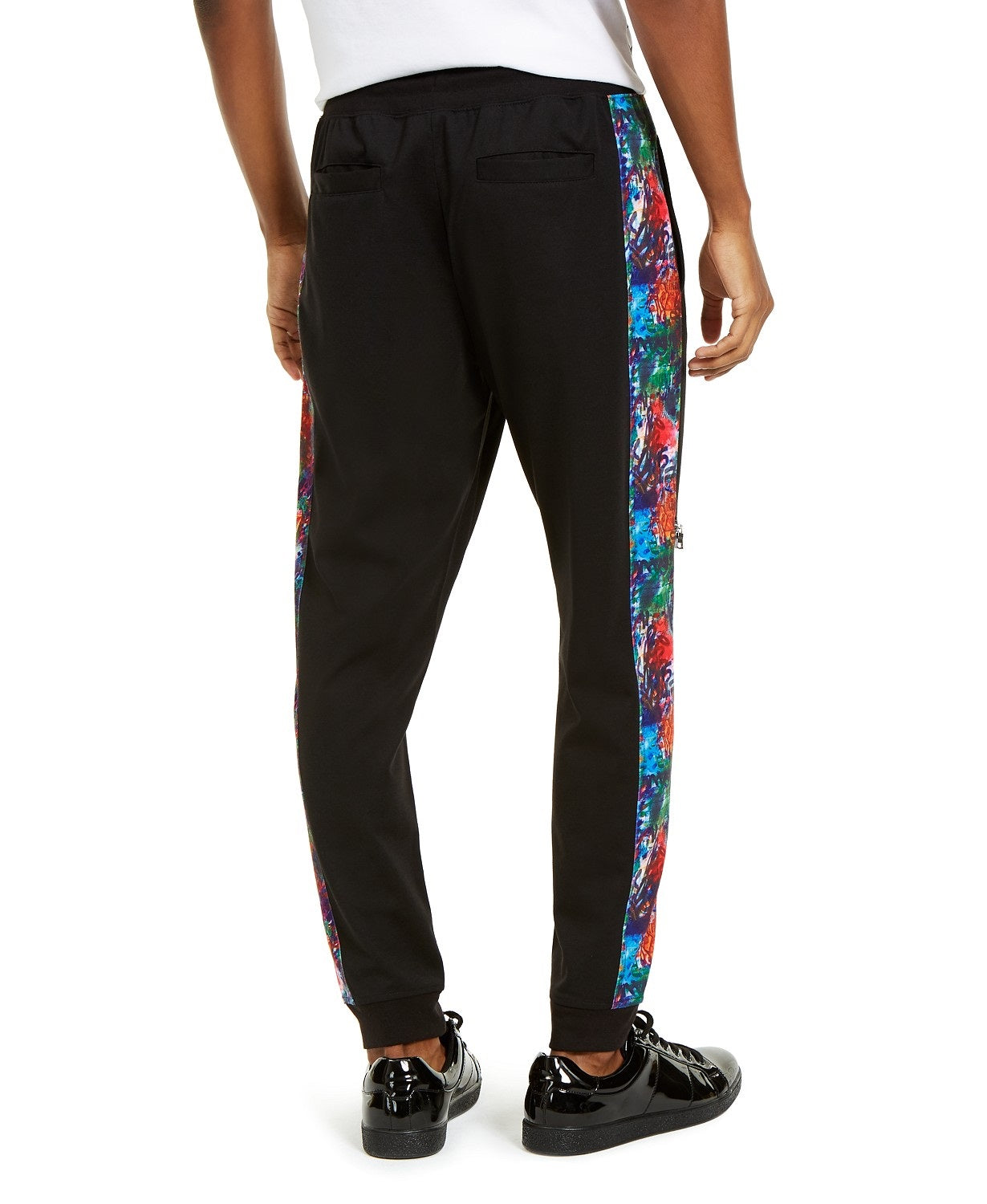 Calça jogger Spotlight masculina da INC International Concepts, preta, tamanho grande