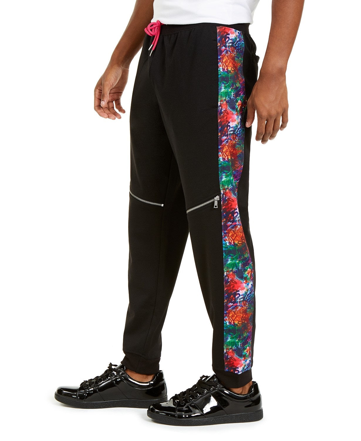 Calça jogger masculina Spotlight da INC International Concepts, preta, tamanho extra grande