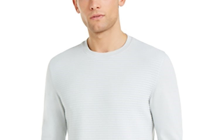 Moletom masculino texturizado plissado INC International Concepts cinza tamanho X-S