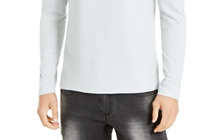 Moletom masculino texturizado plissado INC International Concepts cinza tamanho X-S