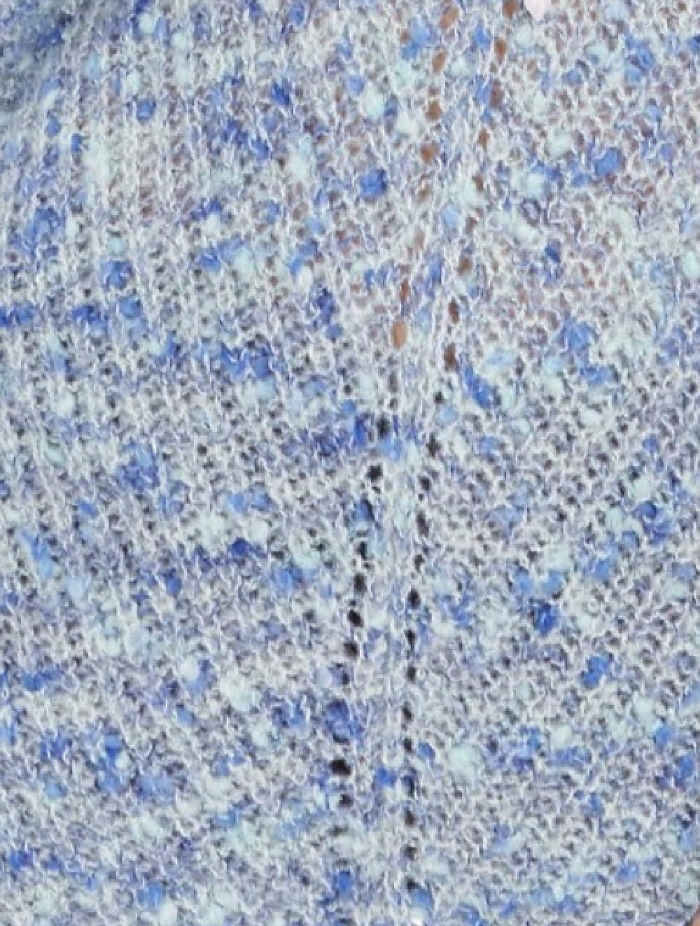 Suéter feminino com decote em V e manga dolman, estilo &amp; co, azul médio