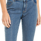 Calça jeans skinny feminina INC International Concepts Petite com detalhes frontais, azul, tamanho 1