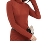 INC International Concepts Feminino Shimmer Gola Alta Marrom Tamanho Grande