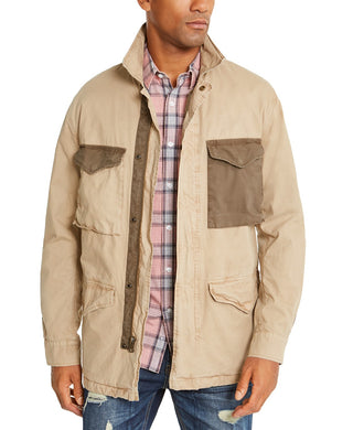 Jaqueta Beverly Field Masculina American Rag Bege Cáqui Tamanho Extra Grande