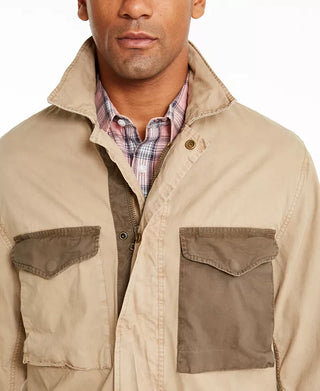 Jaqueta Beverly Field Masculina American Rag Bege Cáqui Tamanho Extra Grande