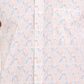Camisa estampada masculina de tenista Club Room, tamanho grande, branca