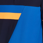 Camisa polo masculina Club Room Colorblocked Performance azul escuro tamanho grande