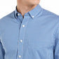 Camisa xadrez masculina Club Room, azul marinho, tamanho médio