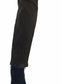 Calça jeans feminina estilo &amp; co com controle de barriga e perna reta, preta, tamanho 18