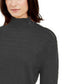 Suéter feminino com zíper lateral da INC International Concepts, preto, tamanho 2, extragrande