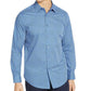 Camisa estampada Marcello masculina Tasso Elba, azul, tamanho extra grande