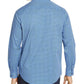 Camisa estampada Marcello masculina Tasso Elba, azul, tamanho extra grande