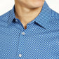 Camisa estampada Marcello masculina Tasso Elba, azul, tamanho extra grande