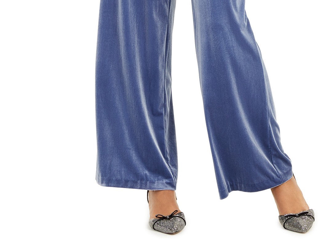 Calça feminina de veludo com perna larga e bolso tipo saco, tamanho extra grande, da INC International Concepts