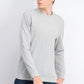 Moletom Alfani Masculino Classic-Fit Stretch Stripe Knit Cinza Tamanho Médio