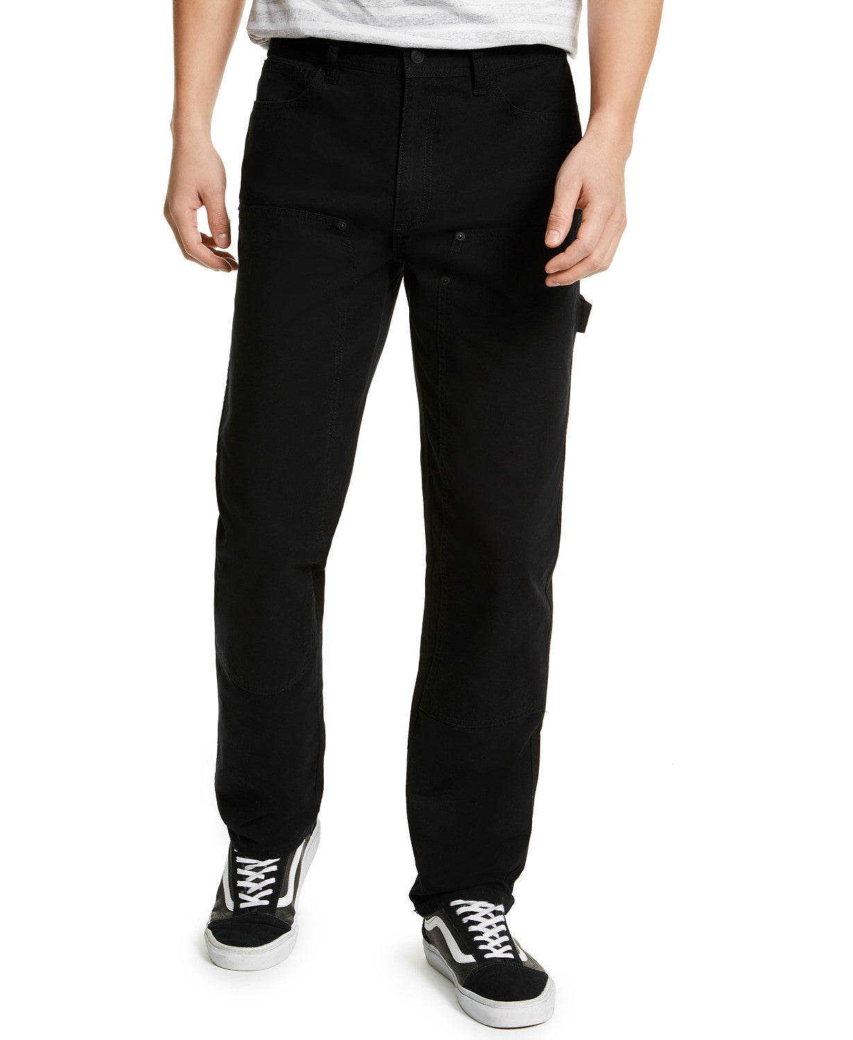 Calça Carpenter Rowland Relaxed Fit Masculina Sun + Stone Preta Tamanho 29x30