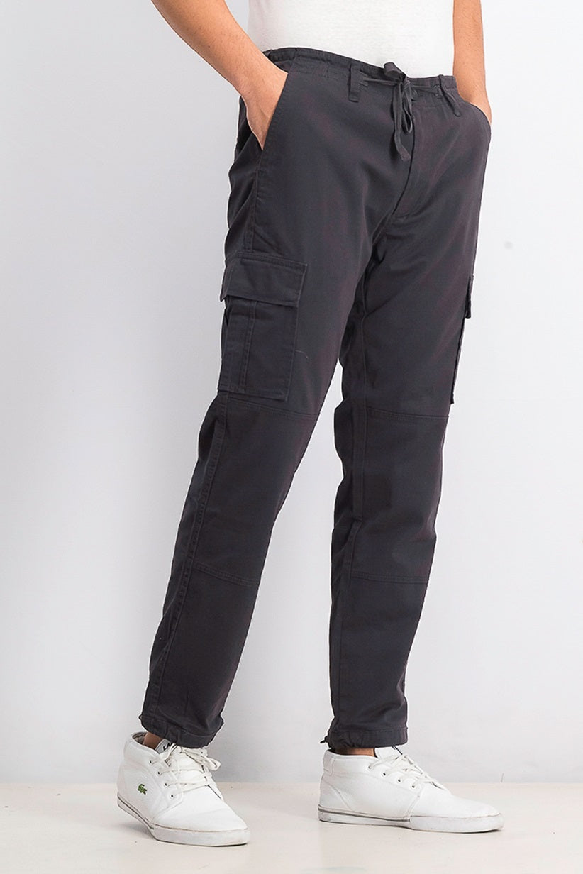 Calça de moletom híbrida masculina Whitford da Sun + Stone, preta, tamanho 34x32