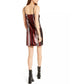 Vestido listrado com lantejoulas Bar III feminino, preto, tamanho grande