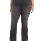 Jeans Bootcut Plus Size Feminino Style &amp; Co Preto Tamanho Pequeno Pequeno