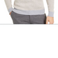 Camisa Henley listrada luxuosa masculina Tasso Elba, bege, tamanho extragrande
