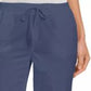 Calça utilitária com punho e fecho pull-on feminina Style &amp; Co, azul escuro, tamanho 10