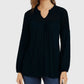Top de crochê feminino Style &amp; Co, preto, tamanho X-S