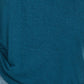 Top feminino plus size com acabamento em crochê estilo &amp; co, azul, tamanho XXX-G