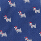 Gravata Santa Scotty Masculina Club Room Azul Marinho Tamanho Regular