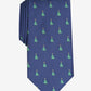 Gravata Club Room Masculina Classic Evergreen Neat Azul Tamanho Regular