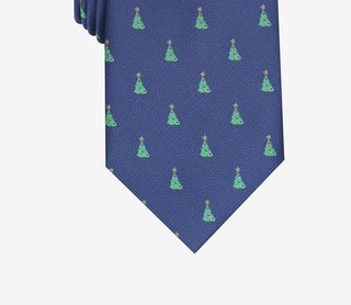Gravata Club Room Masculina Classic Evergreen Neat Azul Tamanho Regular