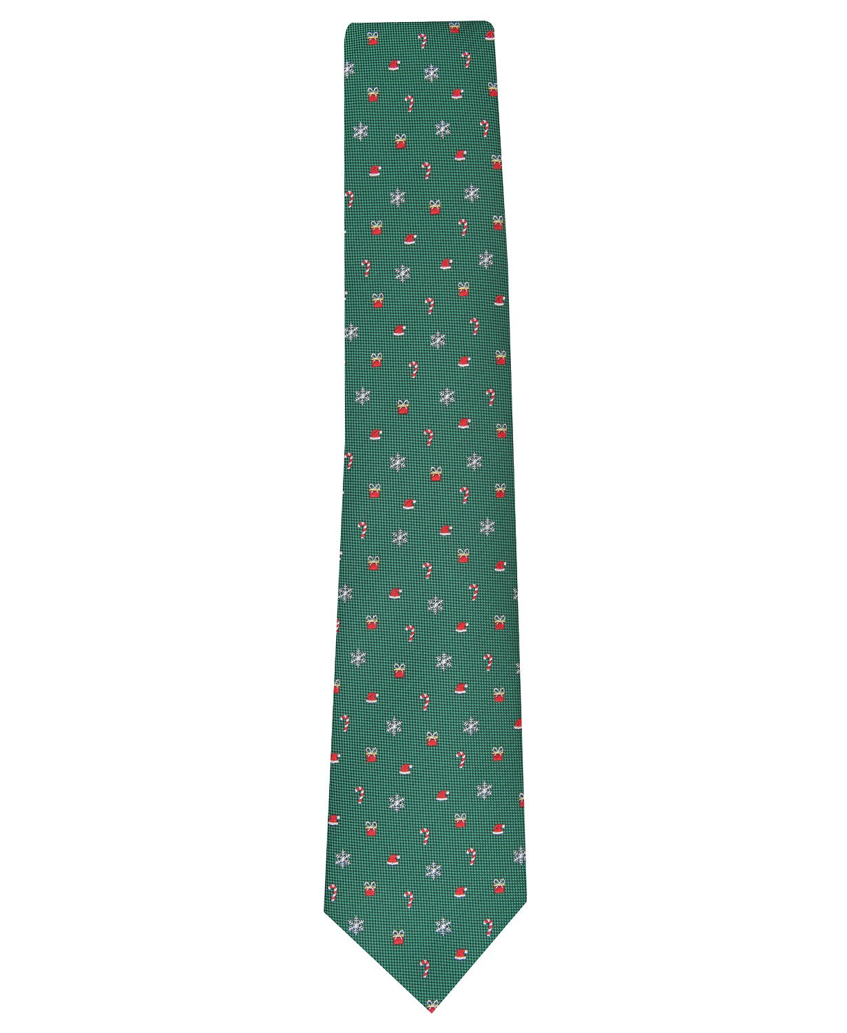 Gravata Club Room Masculina Clássica Holiday Verde Tamanho Regular