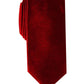 Gravata Alfani Slim Velvet Masculina Vermelha Tamanho Regular