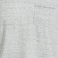 Camiseta masculina Sun + Stone Blair com gola contrastante e costura, tamanho grande, branca